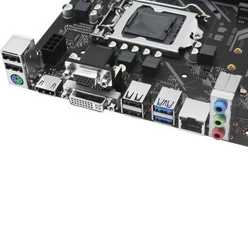 JGINYUE B360 Mātesplati LGA 1151 Atbalsta Intel Core i3/i5/i7 procesoru, 8./9. Procesors DDR4 32G Atmiņas VGA+HDMI+DVI, Micro-ATX B360M-VDH