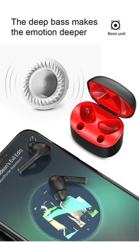 JM13 TWS Bluetooth Austiņas Sporta Bezvadu Austiņas Stereo Earbuds Austiņas HiFi Mūzika Ar Mic Android Viedtālrunis, IOS