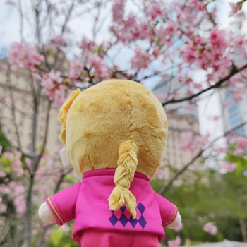 JoJo Dīvaino Piedzīvojumu Plīša Lelle Drēbes Maināms JoJo Plushie Japānas Anime Merch Giorno Giovanna Attēls 20cm Cosplay Rotaļlietas
