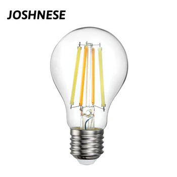 JOSHNESE E27 Retro Edison LED Kvēldiega Spuldzes Lampas 220V WiFi Smart Kvēldiega Spuldzes E27Glass Spuldzes Vintage Sveču Gaismā Automātikas Komplekts