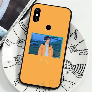 Jungkook kpop dziedātāja luksusa dizaina Telefonu Gadījumā apvalka Xiaomi Redmi piezīme 7 8 9 t k30 max3 9 s 10 pro lite