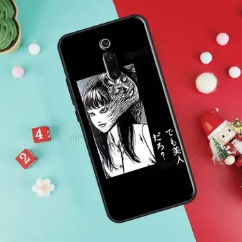 Junji Ito Skumji Japāņu Estētikas Phone Gadījumā Xiaomi Mi 11 Lite Ultra Mi 10T Pro, Ņemiet vērā, 10 Lite POCO F3 F2 M3, X3 Pro Vāciņu
