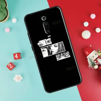 Junji Ito Skumji Japāņu Estētikas Phone Gadījumā Xiaomi Mi 11 Lite Ultra Mi 10T Pro, Ņemiet vērā, 10 Lite POCO F3 F2 M3, X3 Pro Vāciņu