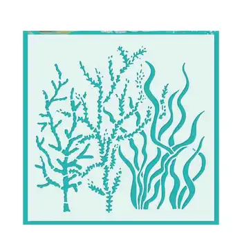 Jūras aļģes, Zāli Augu Griešanai Dienasgrāmata Trafareti Scrapbooking Zīmogu Spiešanu Pelējuma DIY Papīra Padarīt AlbumsNew Ierašanās 2021