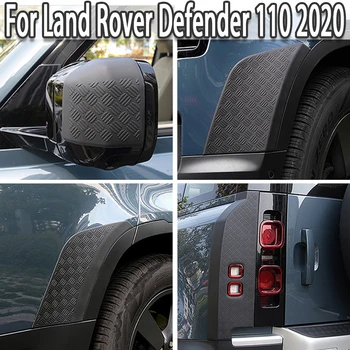 K-Automašīnas Atpakaļskata Spoguļa Vāciņš Priekšā, Aizmugurējo Buferi Un Sānu Scratch Guard Aizsardzības Pārvalde Aizsargs Land Rover Defender 110 2020