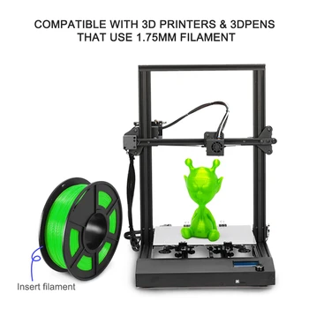 KAIGE 3D Printeri Pavedienu PETG 1,75 mm 1KG DIY Drukāšana Ar Spilgtas Krāsas Labu Stingrību Burbuļi Bezmaksas Materiāli FDM3D Drukāšana