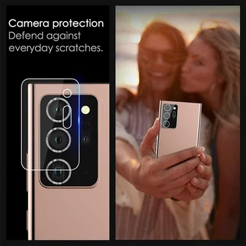 Kameras Ekrāns Aizsardzības Glsss Samsung Galaxy Note 20 Ultra A50 A51 A71 A70 Objektīvs Filmu S20 fe S10 S8 Plus Rūdīts Stikls