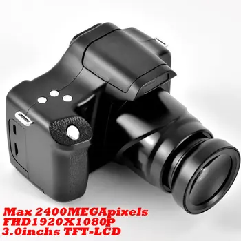 Kameras HD 1080P Digitālo Video Videokamera Profesionālās 18X Digitālais Zoom Ieraksta Anti-Shake video kamera Ar Platleņķa Objektīvu
