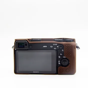 Kameras Soma Sony A6600 Soft Protector Gumijas, Silikona Vāciņš Gadījumā, Aizsardzības Bruņas Aksesuāri Ādas Struktūra
