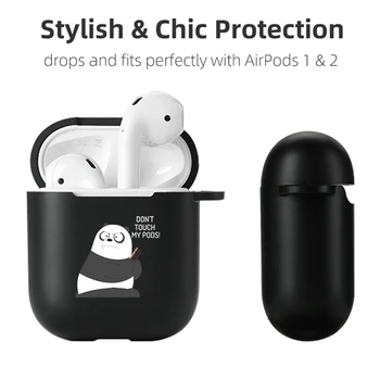 Karikatūra Gadījumā Par Apple Airpods Pro Gadījumos Silīcija Luksusa Bezvadu Bluetooth Austiņas Būtiska Apple Airpods Airpod 2 Gaisa pākstis Attiecas