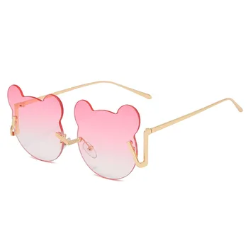 Karikatūra Saulesbrilles Vīriešiem Bez Apmales Saules Brilles Vintage Gafas Luksusa Dizaineru Sieviešu Toņos Lunette Oculos Ir 2021. Modes Zīmolu Brilles