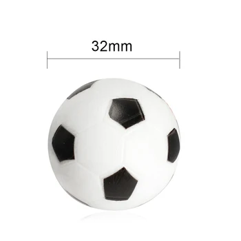 Karstā 4 Gab./Komplekts 32mm Plastmasas Futbols Galda Futbols Futbola Bumbu Bērni bērnu Rotaļlietas MVI-ing