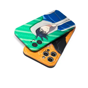 Karstā Anime Jujutsu Kaisen Yuji Itadori Pie Gojo Mīksto Tālrunis Lietā Par iPhone 12 11 Pro Max 8 7 Plus XR-X XS Max SE2 Mīksto Segumu