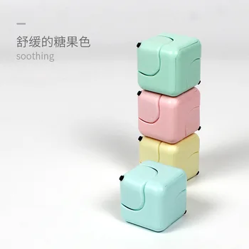 Karstā Infinity Cube juceklis Figet Rotaļlietas Stress Atvieglojums, Antistresa Fidget Ripu Žiroskopu Cube Pirkstu Galda Rotaļlietas fidget spinner par adhd