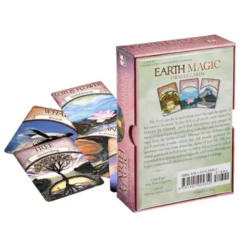 KARSTĀ Pārdošanas Burvju Oracle Kartes, Zemes Tarot 48-kartītes Lasīt Likteni zīlēšana Ceļvedis angļu galda Spēle Puses Izklaide