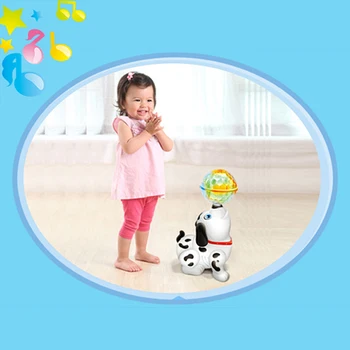 Karstā Pārdošanas Elektriskā Robots Suņu Rotaļlietas Var Mizas Pastaigas Dzīvnieku uz Priekšu, Rotaļu Mūzikas 3D Gaismas Bērniem Dāvanas