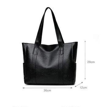 Karstā pārdošanas lielu sieviešu soma liela jauda, plecu somas augstas kvalitātes PU ādas plecu somas dāmas savvaļas somas sac galvenais femme