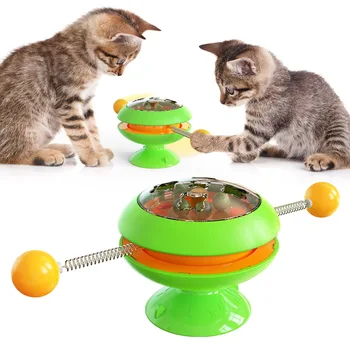 Karstā Pārdošanas Pet Piegādēm Vinilplašu Kaķu Rotaļlietas, Funny Kaķis Stick Smieklīgi Catnip Bumbu Žiroskopu Funny Kaķis Bumbu Pet Rotaļlietas