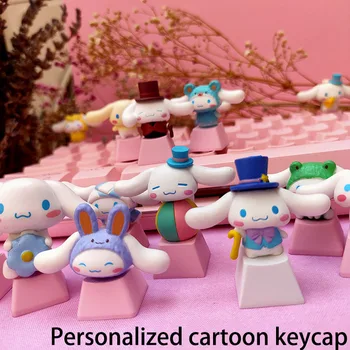 Kawaii Anime Keycaps Mehāniskā Tastatūra Caps Cherry Mx PBT Vienu Personalizēto Karikatūra Pasūtījuma Keycap Spēli Rozā Diy Galvenie Klp