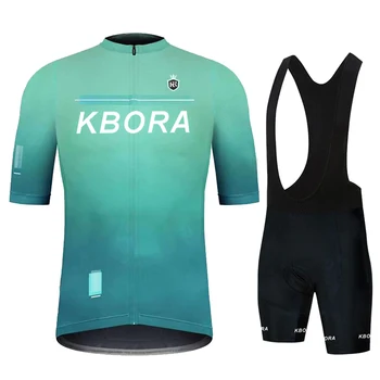 KBORA-Triatlona Riteņbraukšana Komplekti, Elpojošs Apģērbs, Kalnu Riteņbraukšanas, Vasaras, 2021Men apģērbs velo jersey