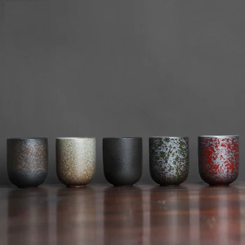 Keramikas Kauss 130ml Japāņu Tējas Tasi Kafijas Krūze Māla Krūzes Teacup Master Tējas Krūze Konteineru Drinkware Teaware Dekoru Amatniecība Dāvanu