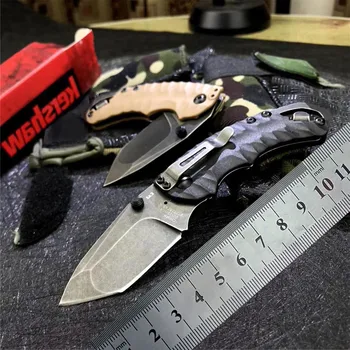 Kershaw 8750 Locīšanas Blade Nazis Mini Militāro Kaujas Āra Kempings Medību Izdzīvošanas Taktikas Lietderība Kabatas EDC Multi Naži