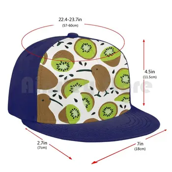 Kivi & Kivi Beisbola Cepure Regulējams Snapback Cepures Hip Hop, Kivi, Kivi Putns Augļu Jaunzēlandes Modelis Zaļo Akrila Catcoq Pun