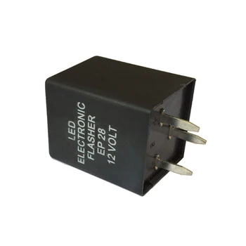 KKMOON 3-Pin EP28 Elektronisko Led Flasher Relejs Noteikt Pagrieziena Signāla Spuldzes Hyper Flash Jautājums