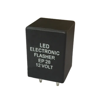 KKMOON 3-Pin EP28 Elektronisko Led Flasher Relejs Noteikt Pagrieziena Signāla Spuldzes Hyper Flash Jautājums