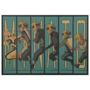 Klasiskās Anime Plakātu Kraftpapīrs Vintage Plakāti, Mācību Telpa Un Dzīvojamā Istaba Mājas Zāle Mākslas Apdare, Krāsošana Sienas Uzlīmes