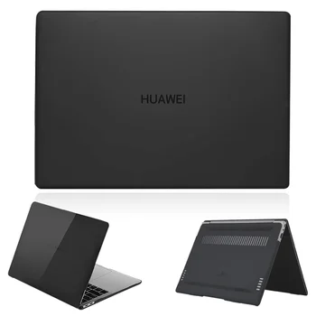 Klēpjdators Gadījumā Huawei MateBook D14/D15/13/14/MagicBook 14/15/Pro 16.1/x14/x15/MateBook X Pro /X 2020 Matētā Melnā Cietais Apvalks