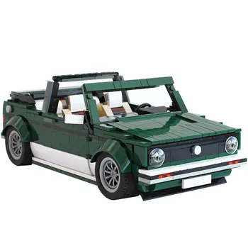 KM Mini Golf Cabriolet Sporta, Sacīkšu Automašīna, Celtniecības Bloki DIY Balts Melns Super Transportlīdzekļu Sacīkšu Ķieģeļi, Rotaļlietas, Bērnu Dzimšanas dienu