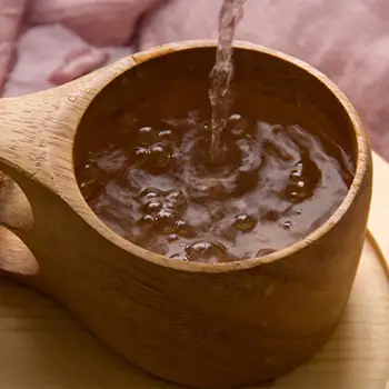 Koka Alu, Tēju, Kafiju, Sulu, Pienu, Ūdeni Kausa Bārs Virtuves Teaware Rīkoties Krūze Dāvana