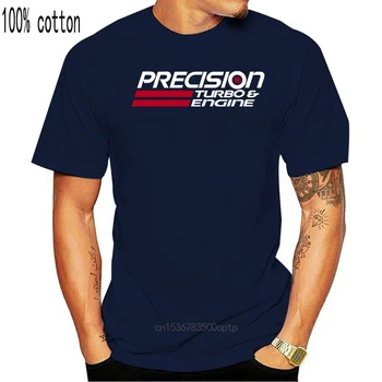 Kokvilnas O-veida kakla Custom Printed Vīriešu T krekls Precizitāti Turbo Motoru, Sieviešu T-Krekls
