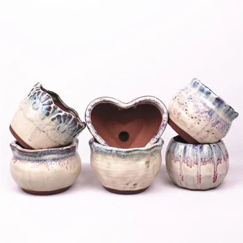 Korejas Ins Mīlestības Sirds Formas Keramikas Sulīgs Puķu Pods Zaļie Augi Roku Puķu Pods Vienkārši Radoši Pundurkociņš Pot Mājas Dārzā