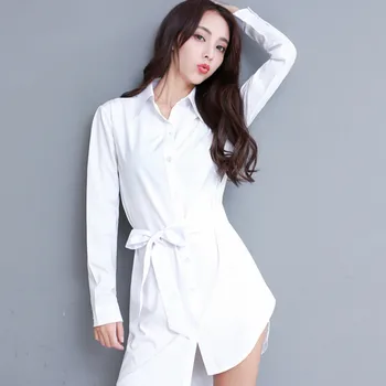 Korejas Modes Sieviešu Krekls Šifona Blūzes Sievietēm X-Gari Balti Krekli Sieviešu Tops Lielajam Sieviešu Blūze OLA Sieviešu Krekls