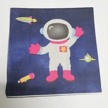 Kosmosā Bērni Puse Dekori Un Vienreiz Lietojamo Trauku Komplekts Papīra Cup Plate Salvetes Baby Dušas Galdauts Dzimšanas Dienas Dāvanas