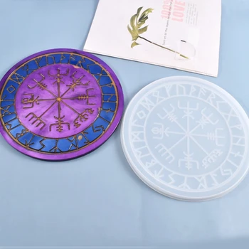 Kristāla Epoksīda Sveķu Pelējuma Astroloģija Astrolabe Renes DIY Rotājumi Silikona Veidne Kristāla Pelējuma Ziepes Pieņemšanas Piliens Kuģis