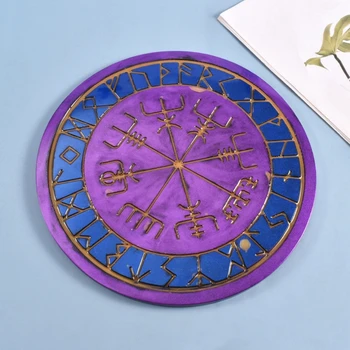 Kristāla Epoksīda Sveķu Pelējuma Astroloģija Astrolabe Renes DIY Rotājumi Silikona Veidne Kristāla Pelējuma Ziepes Pieņemšanas Piliens Kuģis