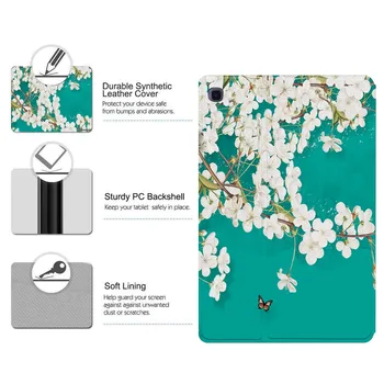 Krāsas Series Flip Tablet Case For Samsung Galaxy Tab 8.0 9.7 10.1 10.5/A A6 10.1/S5e 10.5/S6 Lite10.4/A7 10.4