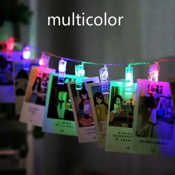 Krāsu no Durvīm Zvaigžņotām Gaismas Mājas Svinības Akumulatora Barošanu Sienu Apdare Lampas Pasaku Gaismas #2 LED Kāzu Radošā
