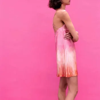 KUMSVAG Sieviešu Vasaras Seksīga Mini Kleita ir 2021. ZA Spageti Siksnas, Kaklasaites krāsu Strapless Sieviešu Elegants Iela Brīvdienas Kleitas Apģērbi