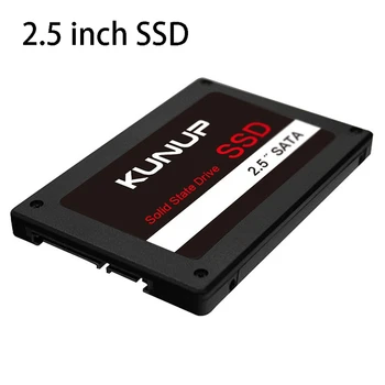 KUNUP 128GB SSD 2,5 Collu Cietais Disks SATA3 Iekšējo Cieto Disku, Piemērots Desktop/Notebook Vispārējā Valsts Disks