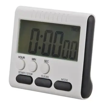 Kvadrātveida LCD Digitālo Ekrānu Virtuves Taimeris Ciparu Gatavošanas Rēķināties Līdz Atpakaļskaitīšanas Signalizācijas Miega Hronometrs Pulkstenis Funkciju Virtuves Rīki