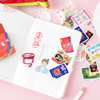 Laba pārtika, Dekoratīvās kastes Uzlīmes Scrapbooking Stick Uzlīmi Dienasgrāmata Kancelejas preces Albumu cute Japāņu diy uzlīmes