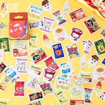 Laba pārtika, Dekoratīvās kastes Uzlīmes Scrapbooking Stick Uzlīmi Dienasgrāmata Kancelejas preces Albumu cute Japāņu diy uzlīmes