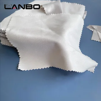 LANBO 100 gab./daudz Augstas kvalitātes Brilles Tīrītājs 145*175mm Microfiber Stiklu Tīrīšanas Audums Objektīvs Tālruņa Ekrāna Tīrīšanas Salvetes