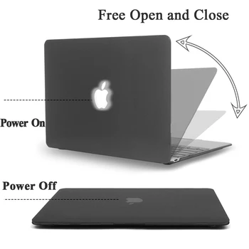 Laptop Case for Apple Macbook M1 Čipu Gaisa Pro Retina 11 12 13 15 16 Collu Kristālu Matēts Apvalks ,Touch Bar ID Gaisa 13 A2337 A2179