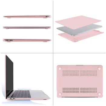 Laptop Case For MacBook Pro Air 13 collu Gadījumā 2020. Gadam M1 A2337 A2179 A1932 A2338 A2289 A1706 Mac Retina Plastmasas Cietā Korpusa Vāka