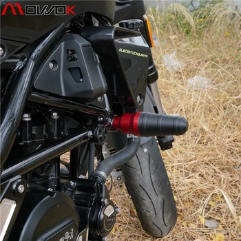 Latest augstas kvalitātes Motociklu Piederumi Viens Pāris CNC Rāmis Slīdni Aizsargs Benelli Leoncino 500 Nokrišanas aizsardzība